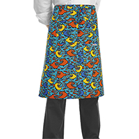Grembiule da cucina Bianco/Rosso da Uomo